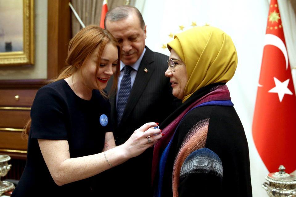 More information about "Lindsay Lohan Meets Turkish President"
