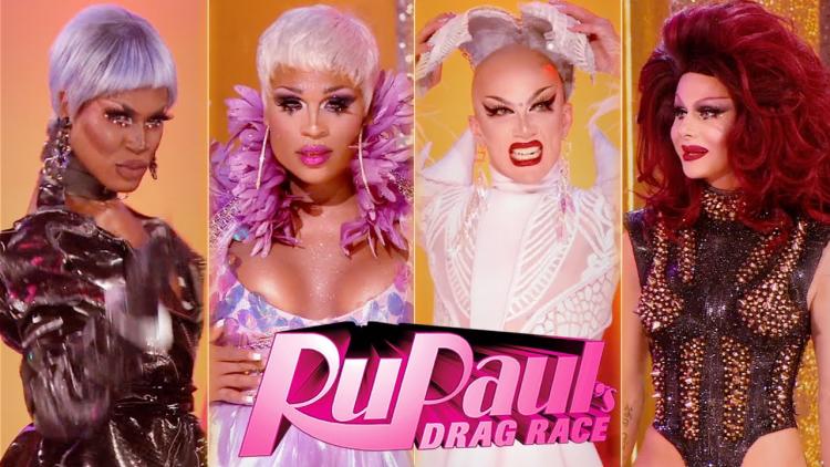 The top four of RuPaul's Drag Race season nine.