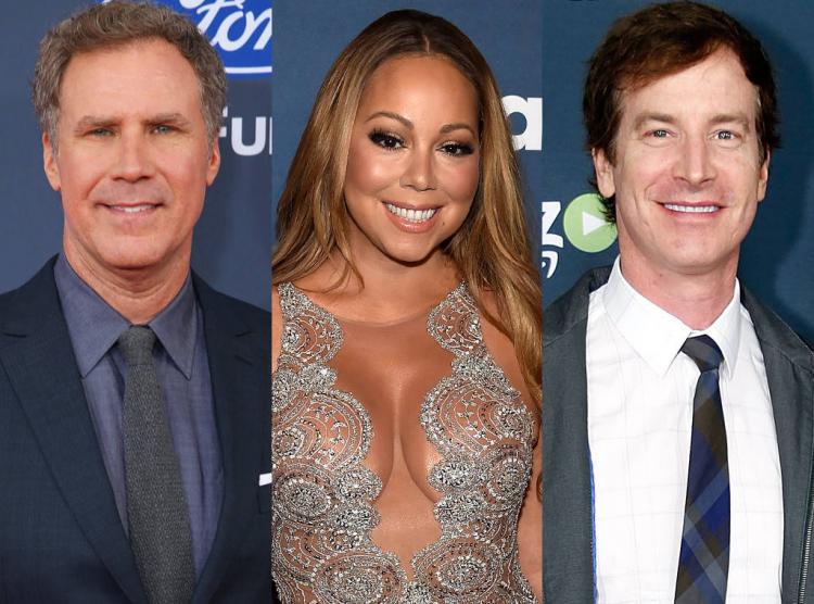 Will Ferrell, Mariah Carey and Rob Huebel, co-stars in The House.
