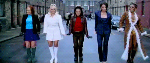 Spice Girls - Music Video on The Streets.gif