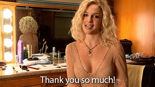 Britney Spears - Thank you so much.gif